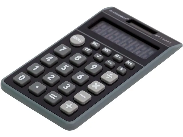 Q-CONNECT zakrekenmachine 8 cijfers Zwart