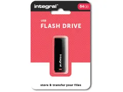 USB-stick 2.0, 64GB, zwart