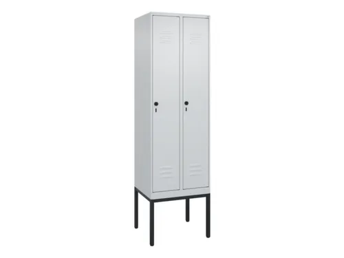 locker,HxBxD 2120x600x500mm,2vak,vak B 300mm,draaigrendel