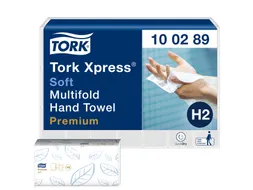 Tork 100289 Xpress Handdoek Premium H2 I-vouw Soft 2-laags 21x150st