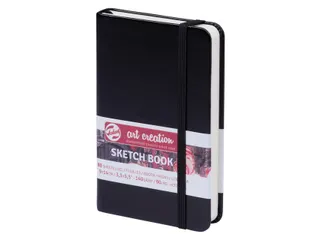 Schetsboek Talens Art Creation 80 witte vellen 140gr 90x140mm zwart - 2