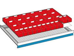 Indelingsmateriaal V. Front H 50Mm 12/18Inzetbakjes B 1023Mm