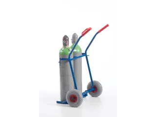 Flessenkar Draagvermogen 100Kg 2X20L-Fles Luchtbanden Ral5010 staal - 5