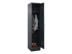 locker,HxBxD 1950x400x500mm,1vak,vak B 400mm,draaigrendel,sokkel