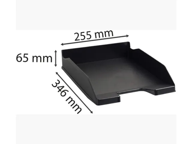 Brievenbak Exacompta Ecoblack Combo Midi zwart A4+