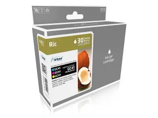 As46541 Astar Ricoh Gc41 Sg Inkt Cmy Xxl Rebuilt 3X3300Pagina's Chip - 1
