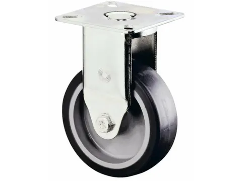 Bokwiel 65kg Plaat 100x24mm Thermoplast Spoorvrij Blauwgrijs