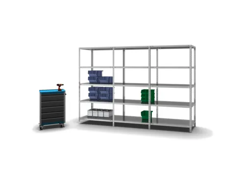 magazijnstelling,grondveld,HxBxD 2000x1000x600mm,vaklast 200kg