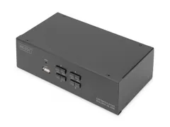 KVM-switch 4-poorts Dual-Display 4K HDMI