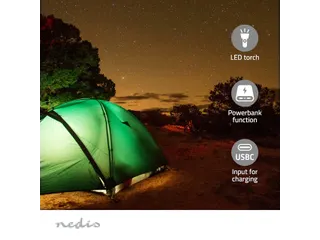Noodradio Nedis DAB+ FM zonnepaneel - 10