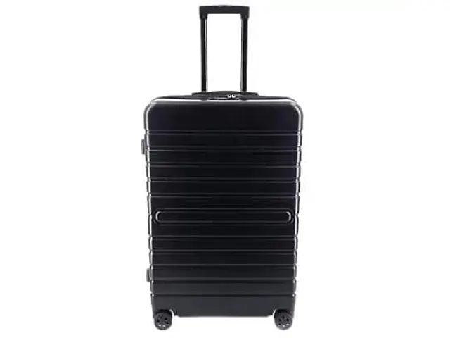 Reistrolley JSA maat L 75,5 x 50,5 x 29 cm mat zwart gerecycled ABS