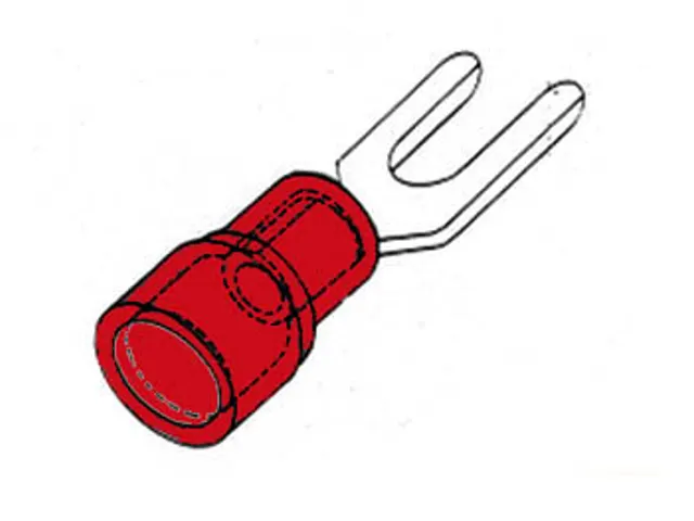 Kabelschoen Rood 4.3mm
