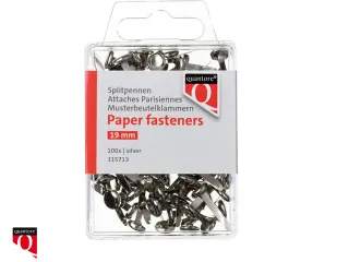 Splitpen Quantore blister 19mm zilver - 2