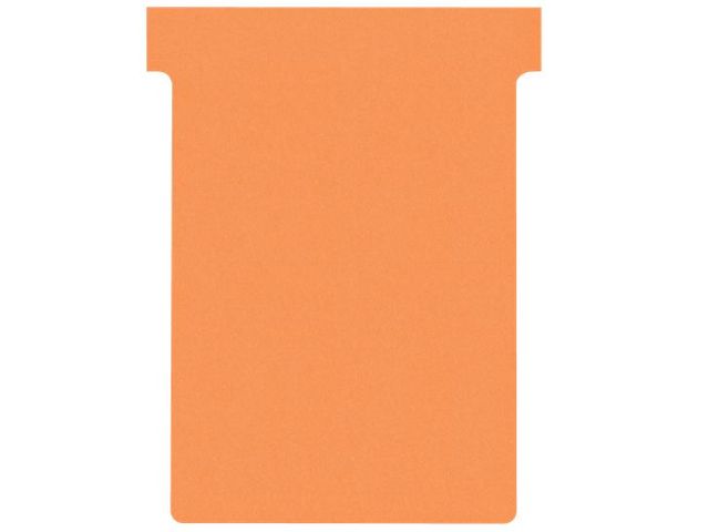 Planbord T-kaart Nobo nr 3 80mm oranje | PlanbordOnline.nl
