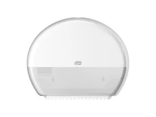 Tork 555000 T2 Mini Jumbo Toiletpapier Dispenser Elevation Wit - 7