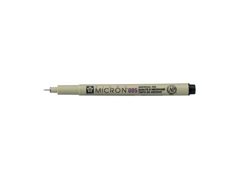 Fineliner Sakura pigma micron 005 zwart 0.2mm