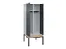 locker voor scheiding van kleding,HxBxD 2120x800x815mm,2vak