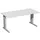 In hoogte verstelbaar bureau,HxBxD 680-820x1600x800mm,blad lichtgrijs