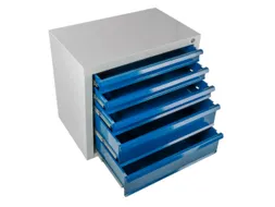 ladekast,HxBxD 600x700x435mm,5lade(n),volledig uittrekbaar