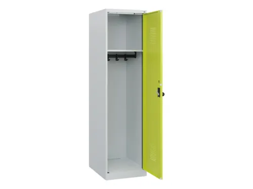 schoollocker,HxBxD 1530x400x500mm,1vak,vak B 400mm,draaigrendel