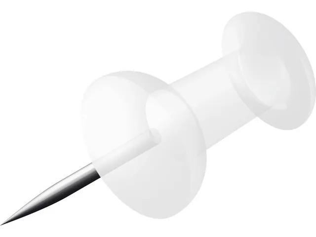 Pushpins Alco doosje a 40 stuks transparant