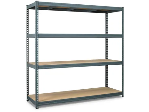 Rek Robus 400 180x180x60cm Grijs Metaal