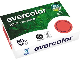 Evercolor papier A4 80g 500 vel framboos - 1