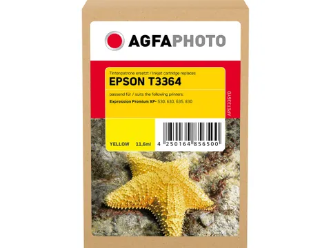 Agfa Photo Epson T3364 XP inkt Geel HC Rebuilt 650 pagina's