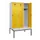locker met bank,HxBxD 2120x1200x815mm,3vak,vak B 400mm,draaigrendel