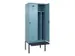 locker met bank,voor scheiding van kleding,HxBxD 2120x800x815mm,2vak