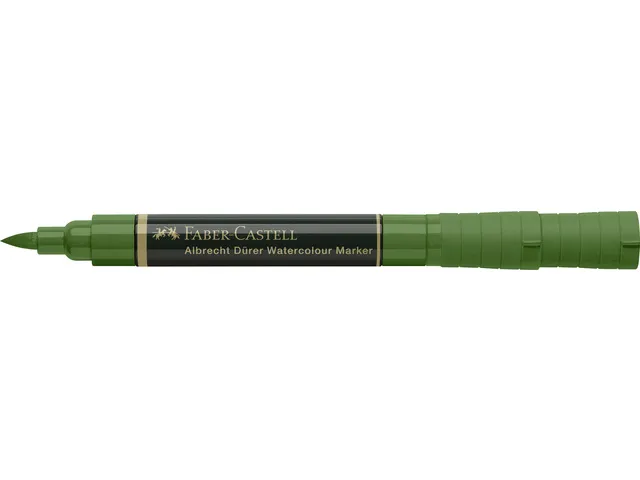 Aquarel marker Faber-Castell Albrecht Dürer 167 permanent olijfgroen