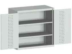 kast met geperforeerde platen,HxBxD 1000x1050x650mm,2xStalen bodem