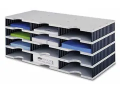 station de tri 12xDIN C4 p. montage en armoires HxlxP 293x723x331mm