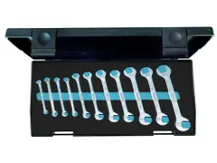 8-011 Dubbele steeksleutelset 11-delig 4,5-13mm