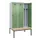 locker met bank,voor scheiding van kleding,HxBxD 2120x1200x815mm,3vak