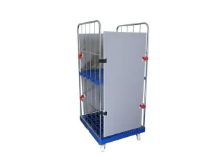 veiligheidsplaat,v. rolcontainer,HxB 1290x590mm,v. rolcontainer,PP - 1