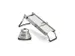 De Buyer Mandoline groentesnijder Revolution RVS 2-4-10mm