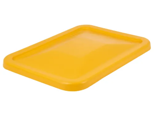 Deksel Voor Verrijdbare Rechthoekige Bak 227 Liter Geel