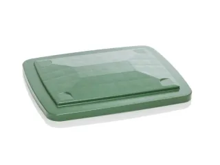Deksel Voor Hoekige Opslagbak 210 Liter Groen - 1