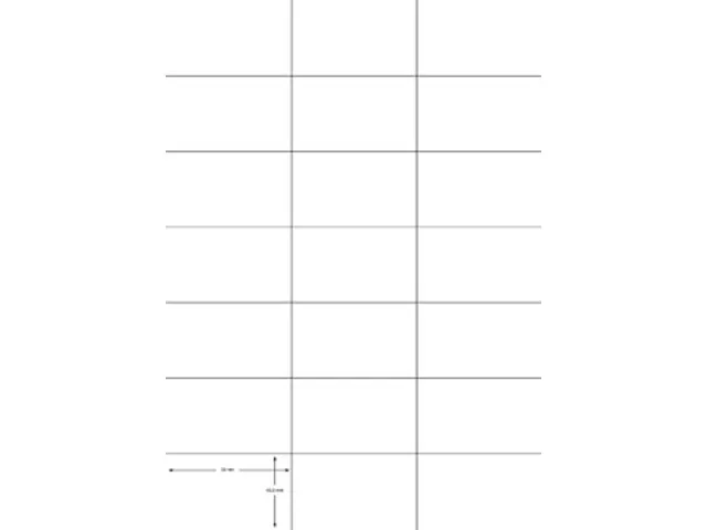 Q-Connect Multi-purpose etiketten A4 70x42,3mm Wit 2100 stuks