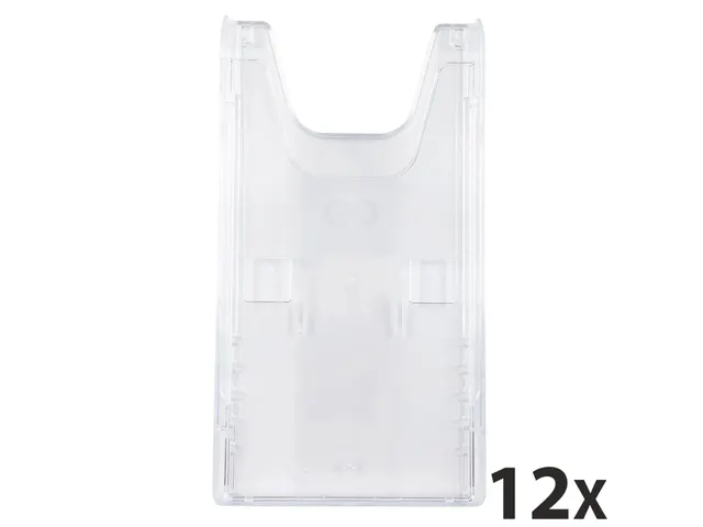 Wandfolderhouder A6 verticaal transparant