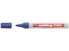 Viltstift edding 750 lakmarker rond blauw 2-4mm