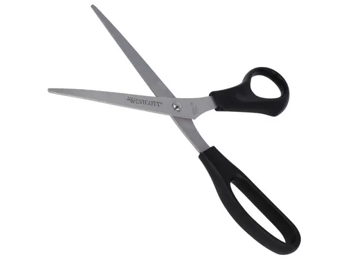Kantoorschaar Westcott 210mm met kunststof grip rvs