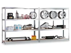 Breedvakstelling Complete Aanbieding 8 Houten Legborden Verzinkt