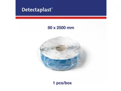 Detectaplast 8258 Textielpleister Elastisch Blauw 8cm x 25 meter