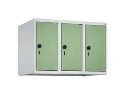 opzetkast,v. locker,3vak.,vak B 250mm,HxBxD 500x750x500mm,vleugeldeur