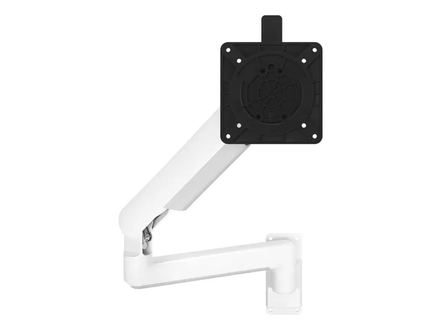 Bras écran Viewprime Plus Vérin à gaz avec fixation murale Blanc