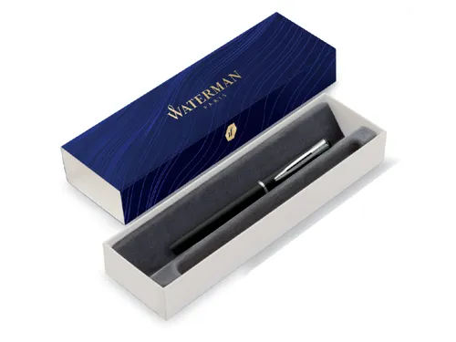 Vulpen Waterman Allure Zwart CT Fijn Blauw schrijvend Giftbox