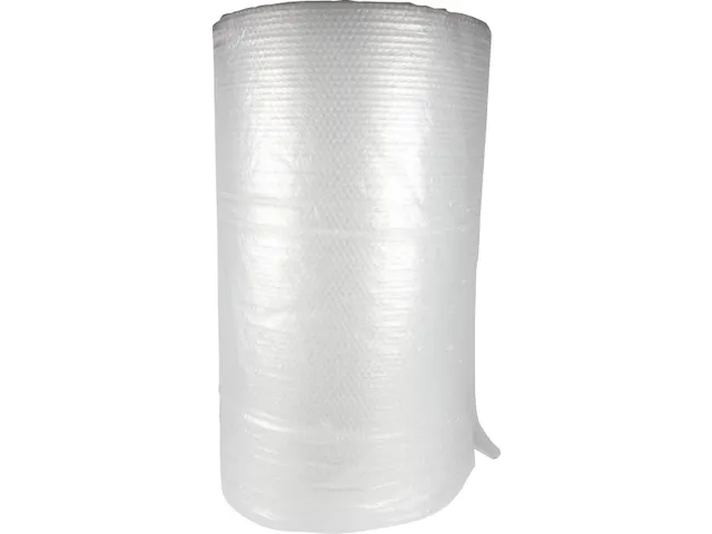 Q-connect Luchtkussenfolie 1000mmx100m Transparant nop 10 mm