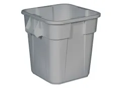 Rubbermaid Vierkante Brute container 106 Liter Grijs